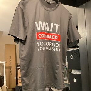 (Bonus Item) Men’s Medium Gray Graphic T-Shirt